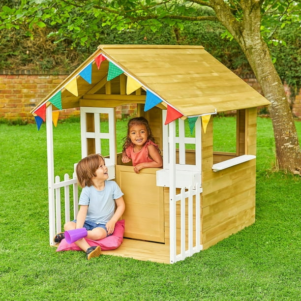 TP Wooden Cubby House with Veranda 
