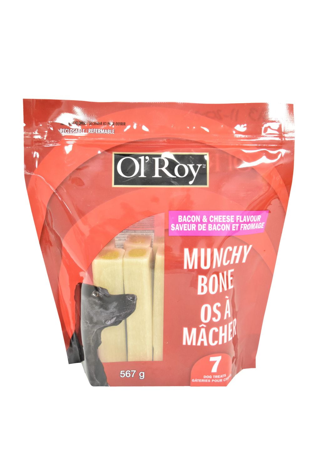 ol roy bacon and cheese munchy bones