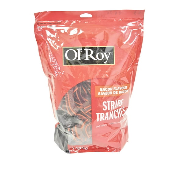 Ol' Roy Bacon Strips Original, Made with real meat