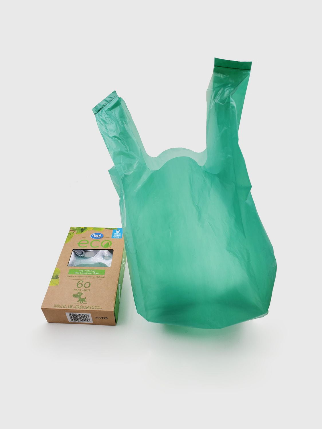 Great Value ECO Dog poop Waste Bags with handles Walmart