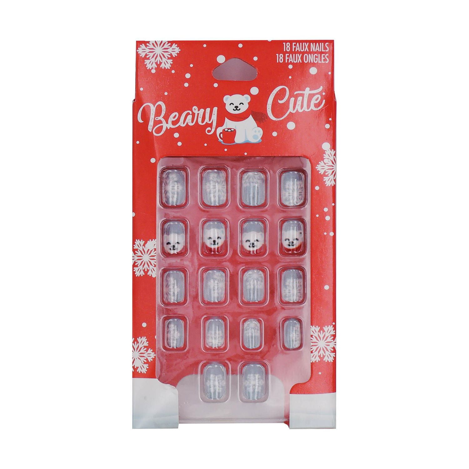Beary Cute 18pc Faux Nails Walmart Canada