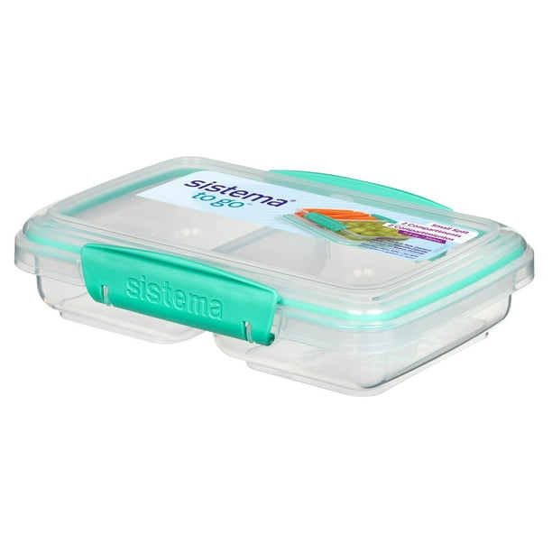 Sistema Small Split Storage Container, Colours May Vary, 350ml