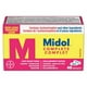 Midol formule complète offrant un soulagement rapide de la douleur associée aux multiples symptômes menstruels 40 caplets – image 1 sur 9