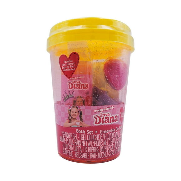 Love Diana, Bath Set in Reusable Bath Bucket