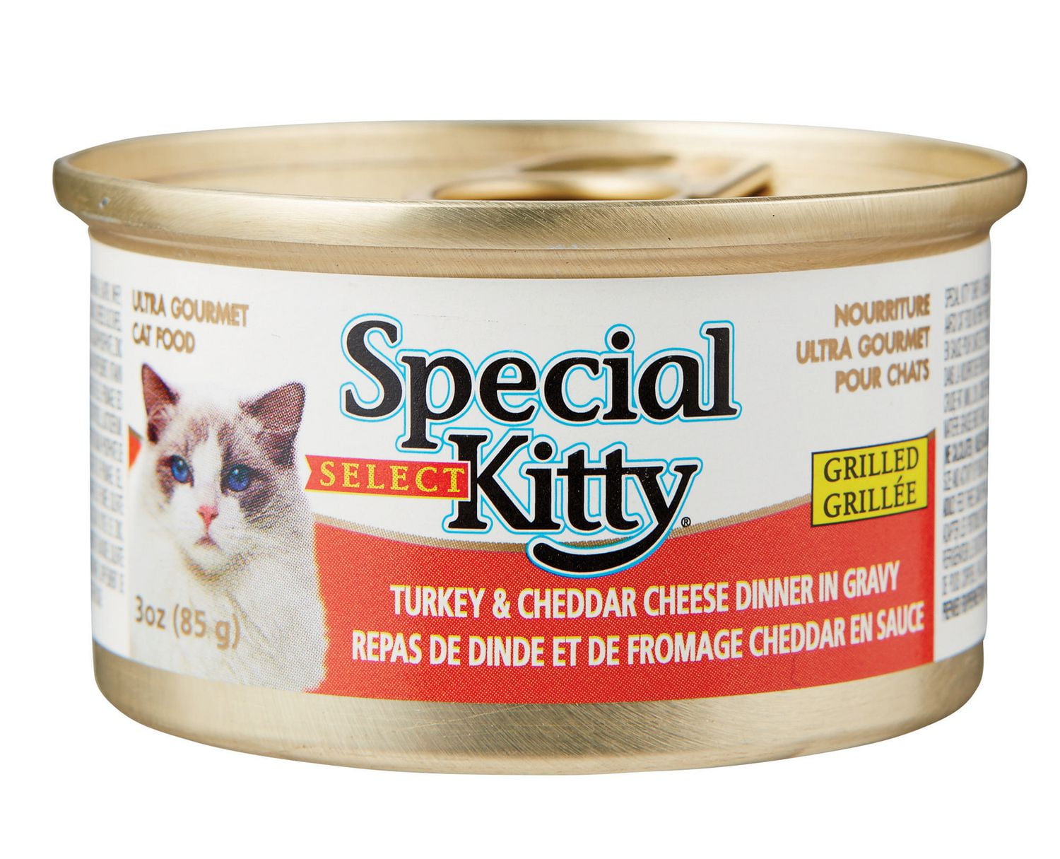 Special Kitty Grilled Turkey & Cheddar Cheese Dinner in Gravy Walmart
