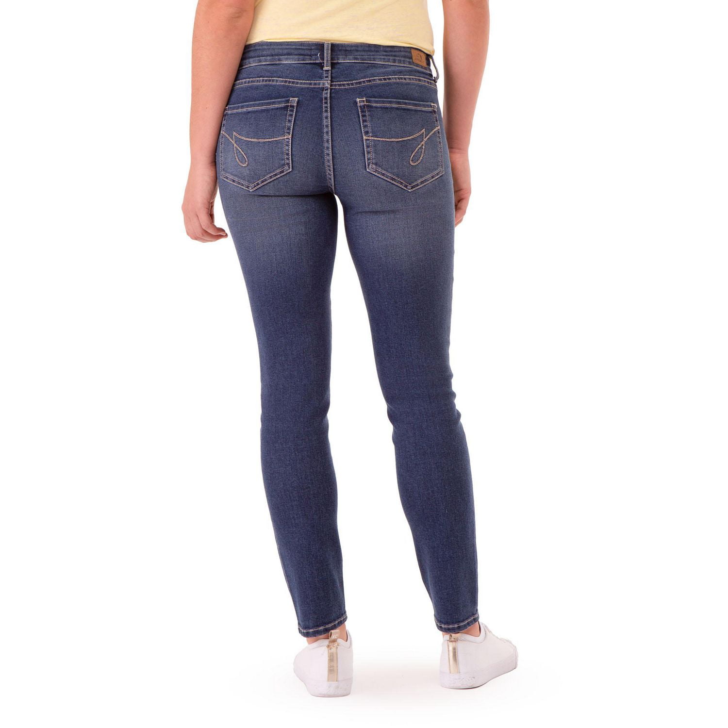 Jordache Women's High Rise Pull On Super Skinny Capri Jeans