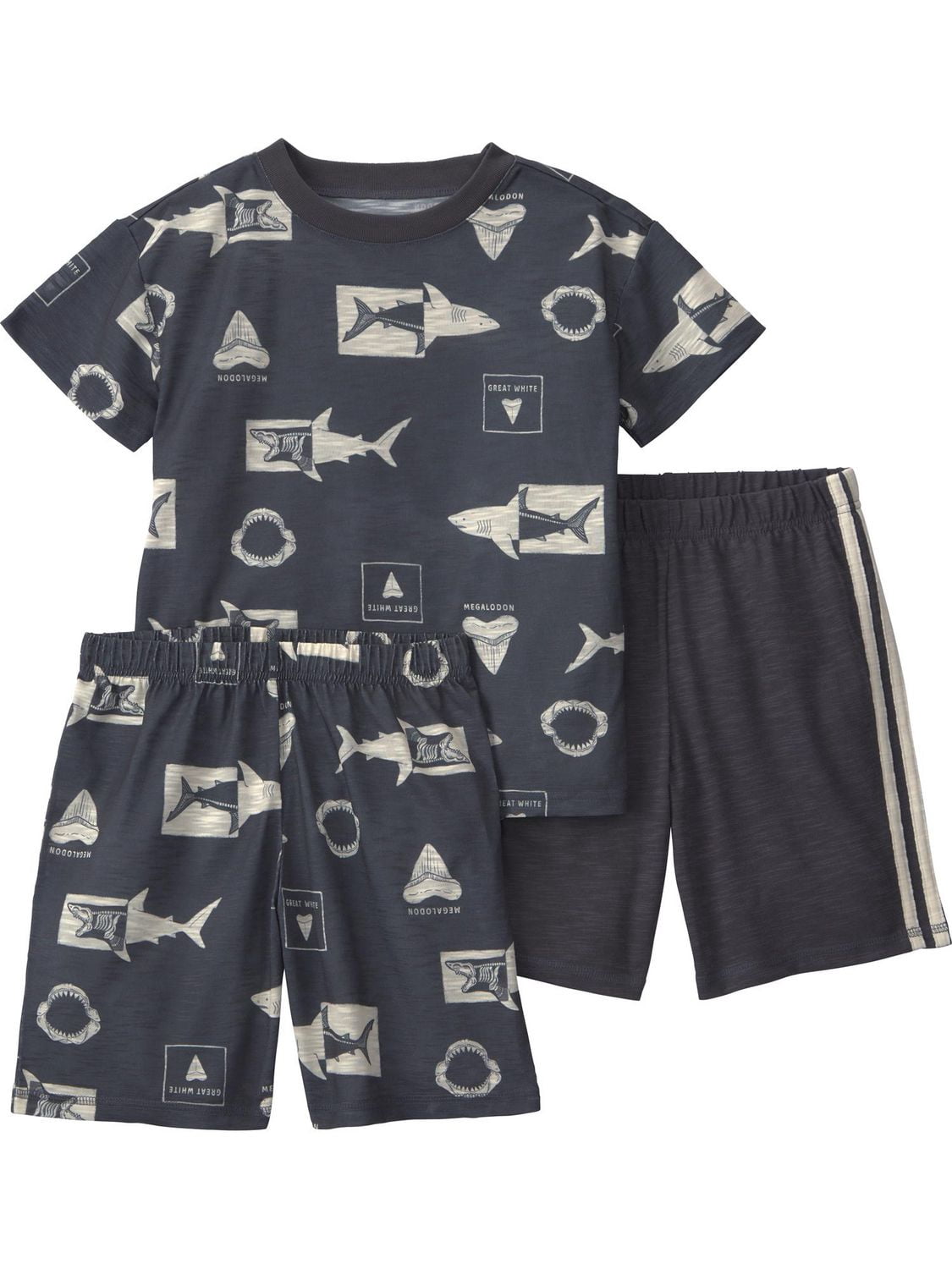 Carter's Child of Mine Boys' 3-Piece Pajama Set - Black Shark
