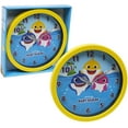 thumbnail image 1 of Horloge murale à cadran imprimé Bébé requin, 1 of 1