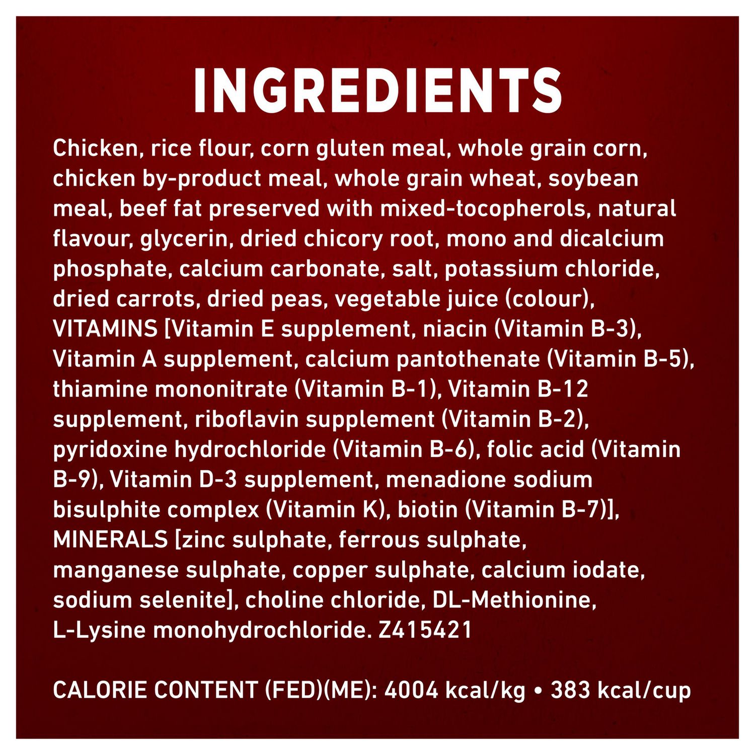 Purina hot sale smartblend ingredients