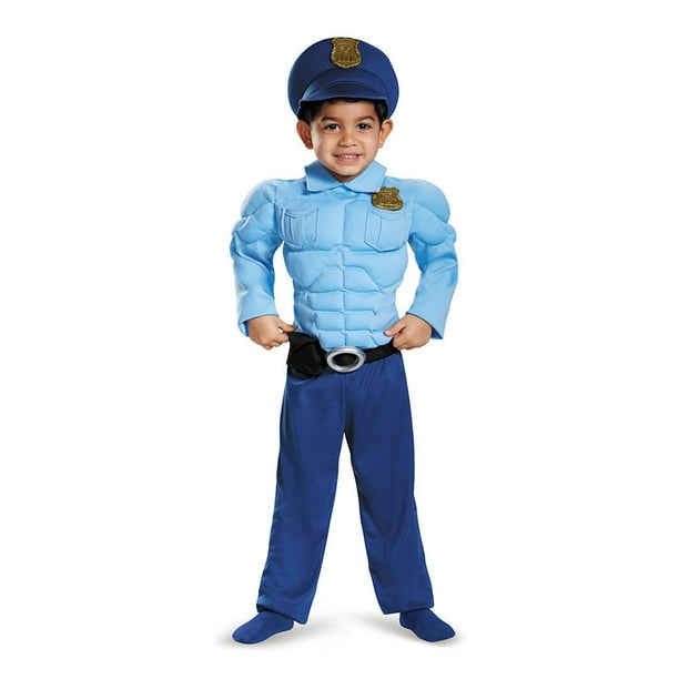 Costume à muscle de policier Disguise pour garçons
