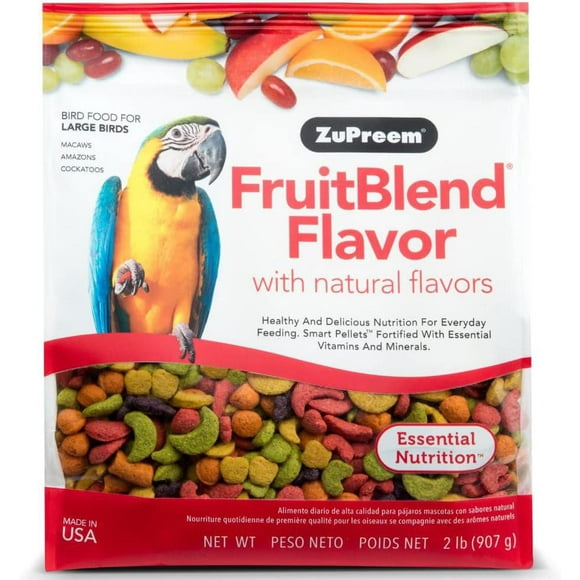 Zupreem FruitBlend Flavor Food For Large Birds