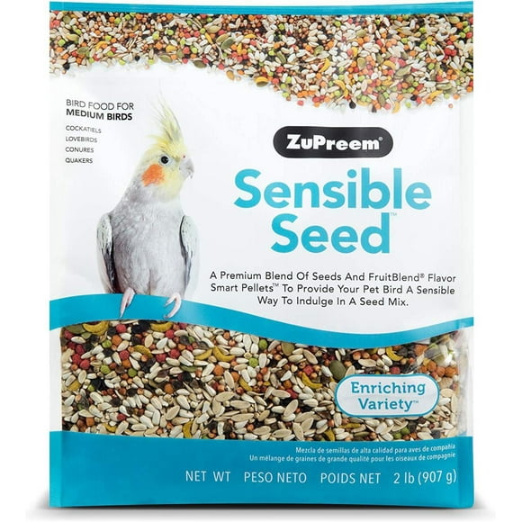 Zupreem Sensible Seed Bird Food For Medium Birds