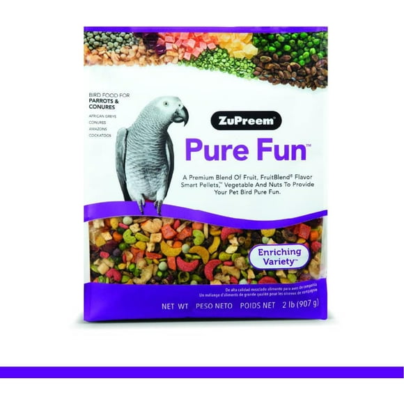Zupreem Pure Fun Bird food For Parrots & Conures