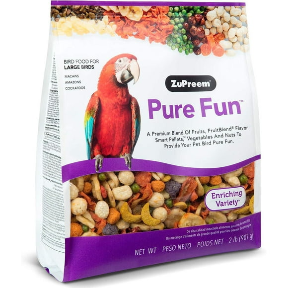 Zupreem Pure Fun Bird Food For Large Birds