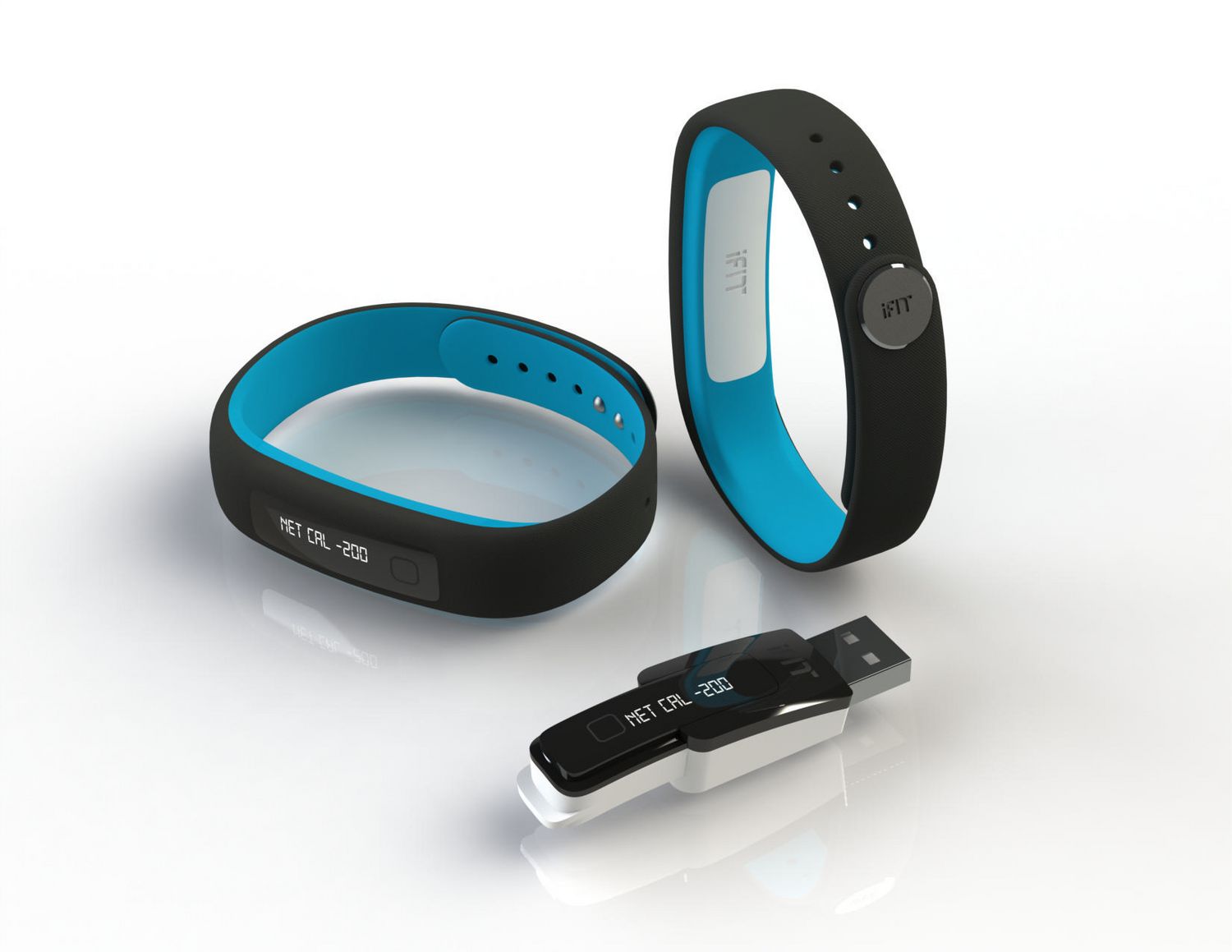 iFIT Vue Fitness Tracker Black/Blue