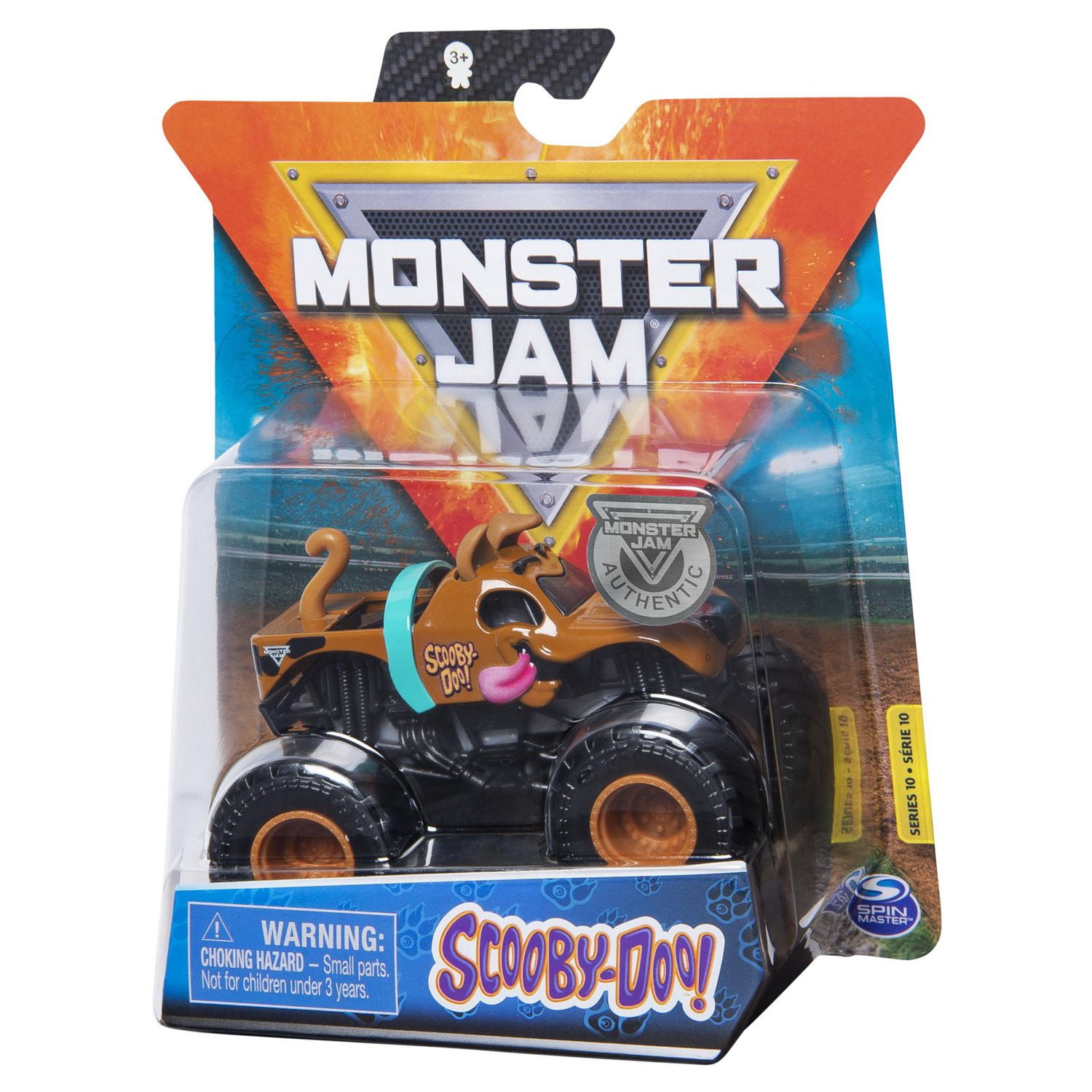 Monster Jam Official Scooby Doo Truck Die Cast Vehicle Ruff Crowd Series 1 64 Scale