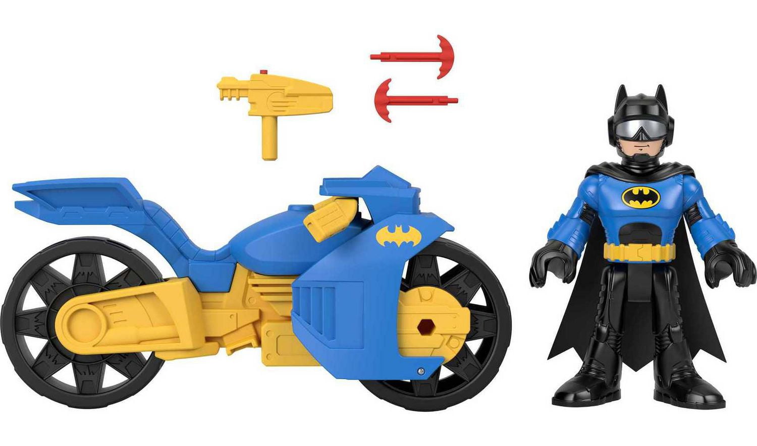 Imaginext DC Super Friends Batman Toys XL Batcycle and Batman Figure 10 inches Walmart