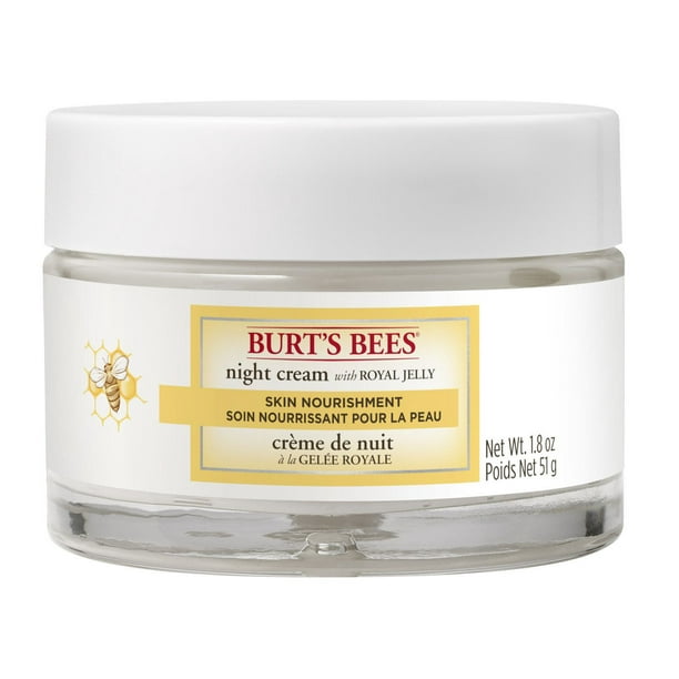 Crème de nuit de la gamme soin nourrissant pour la peau Burt’s Bees