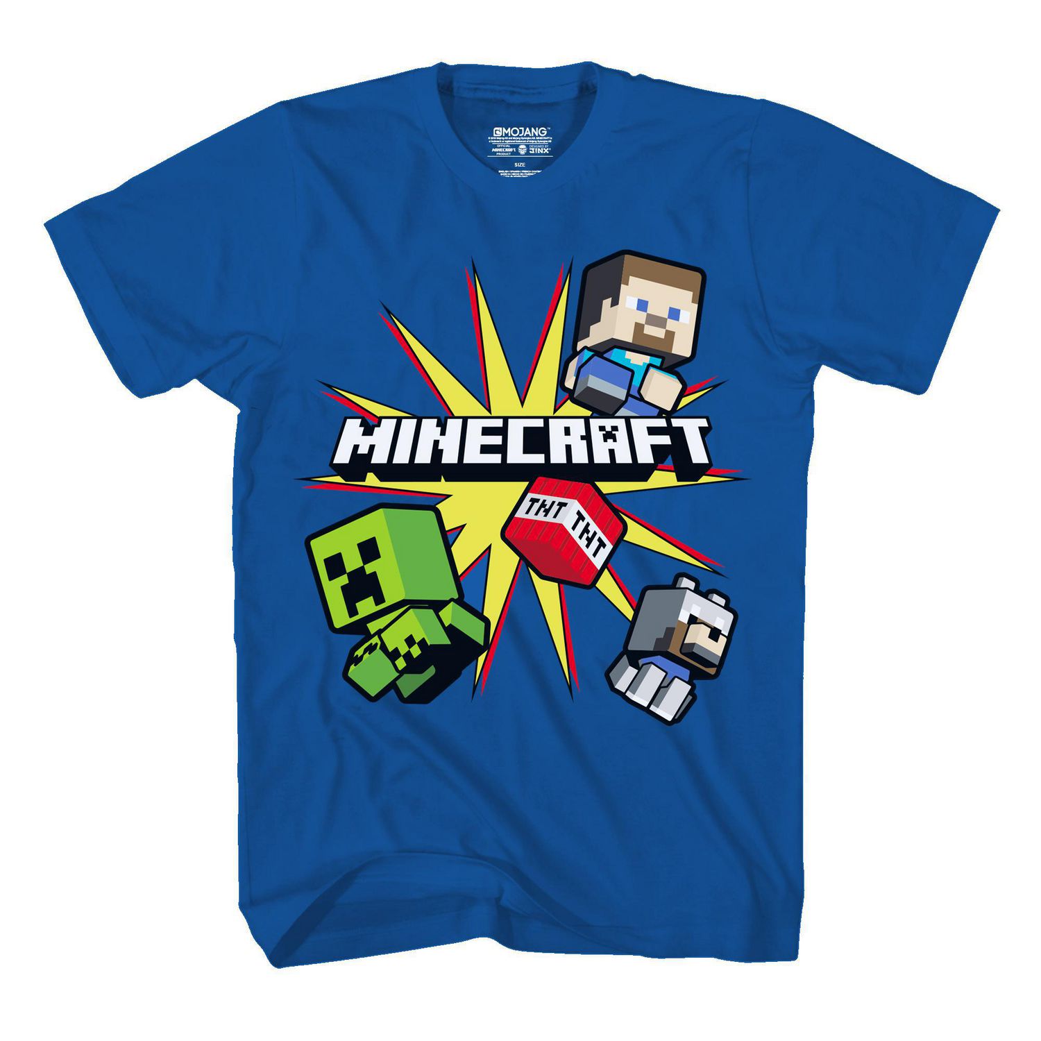 Boys Minecraft Creeper Bunch T-Shirt | Walmart Canada