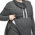 thumbnail image 4 of Paisley Sky Maternity Cowl Neckline Tunic, 4 of 6