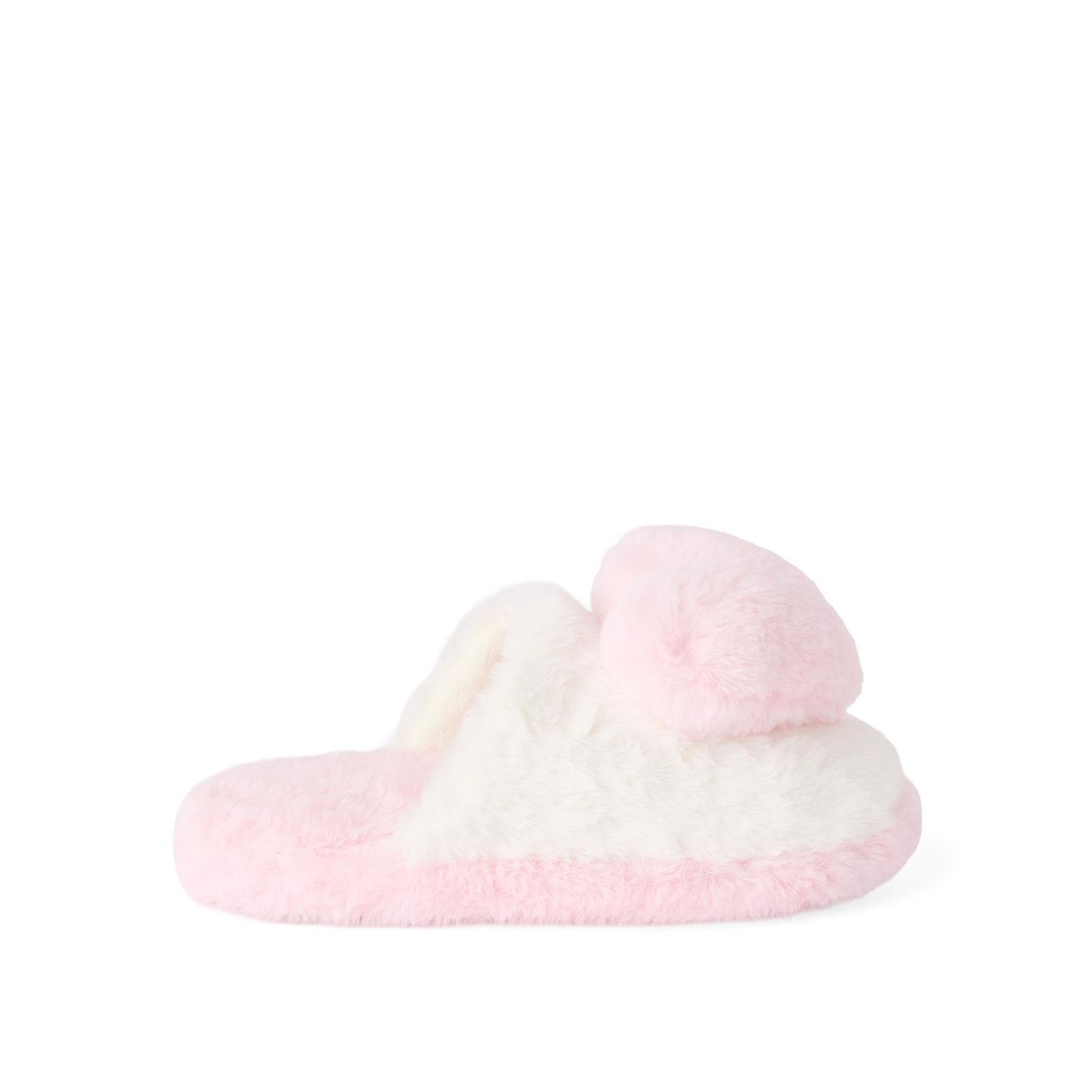 Pantoufles en peluche à motif de cœur George pour filles