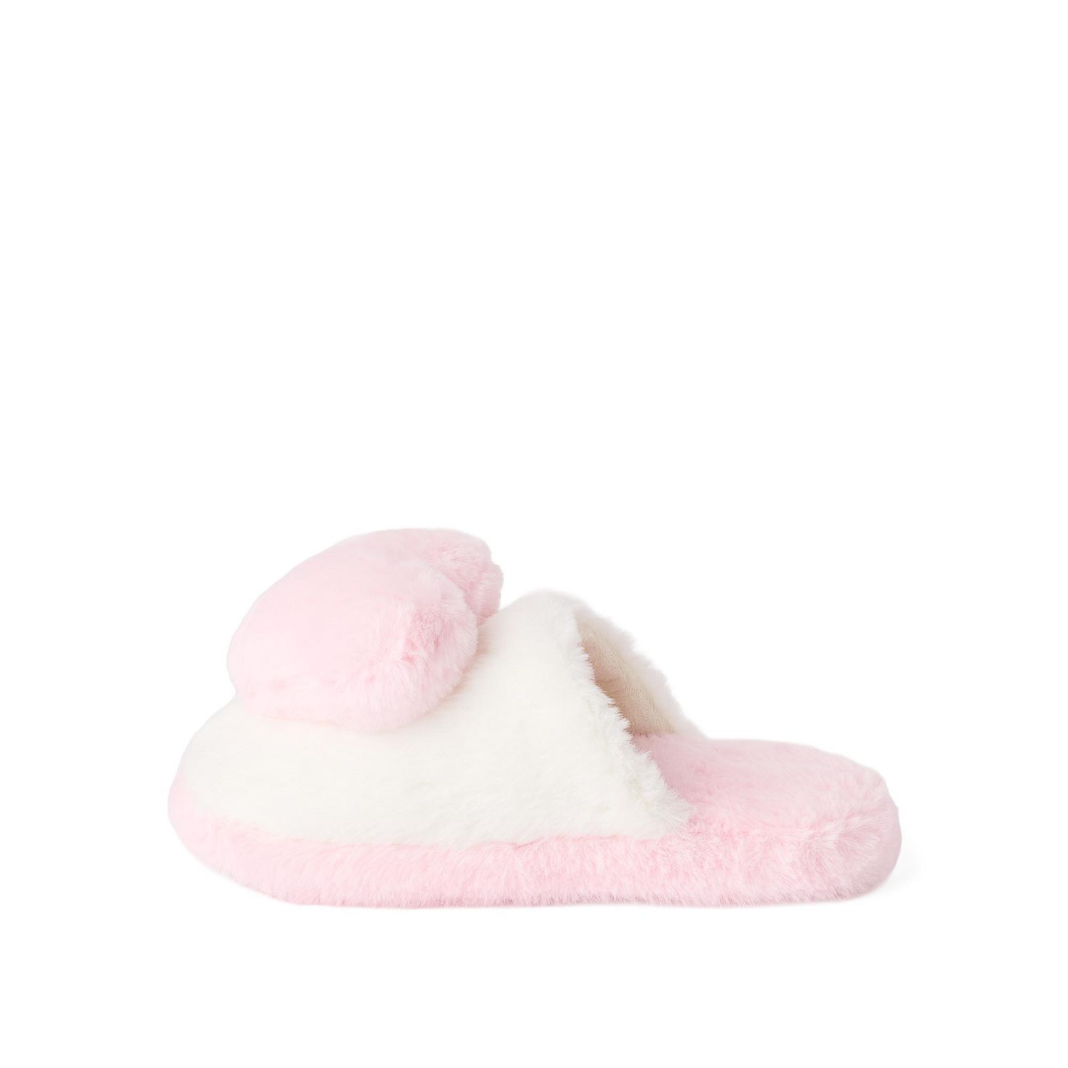 Pantoufles en peluche à motif de cœur George pour filles
