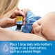 Supplément vitaminique de vitamine liquide D3 de Ddropsᴹᴰ pour bébé, 400 UI 2,5 ml, 90 gouttes – image 5 sur 10