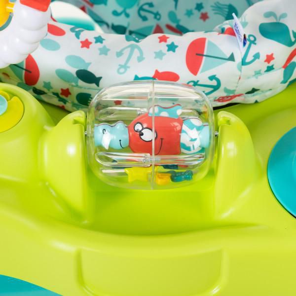 Baby exersaucer hot sale walker combo