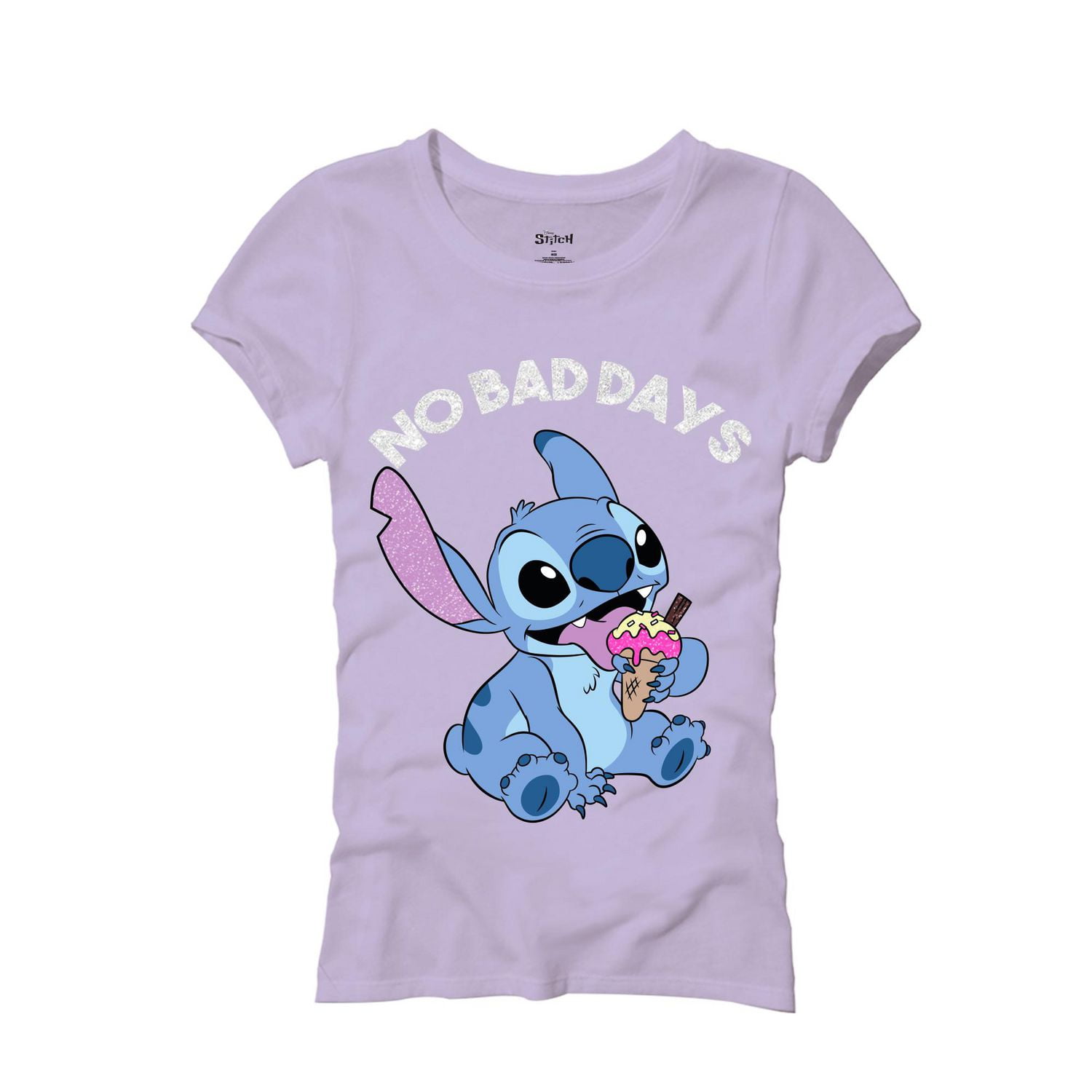 Girls Disney Lilo & Stitch No Bad Days  Short Sleeve T-Shirt