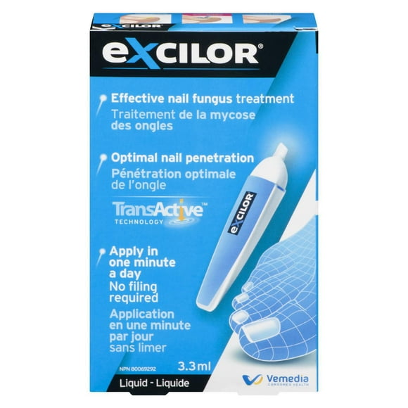 Excilor Solution de traitement anti-fongique pour les ongles