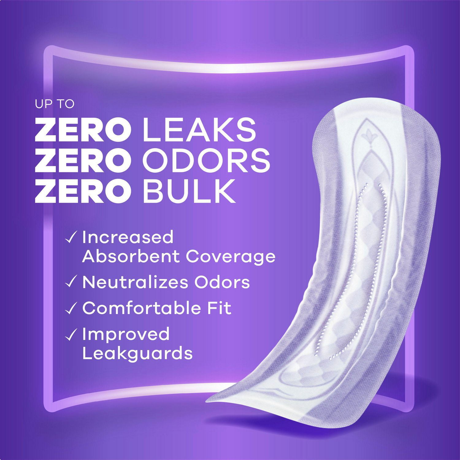 Always Discreet Adult Incontinence Pads for Women, Extra Heavy Absorbency, Long Length, Postpartum Pads