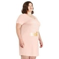 thumbnail image 2 of George Plus Women's Nightshirt and Scrunchie 4-Piece Set, 2 of 6