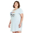 thumbnail image 2 of George Plus Women's Nightshirt and Scrunchie 4-Piece Set, 2 of 6