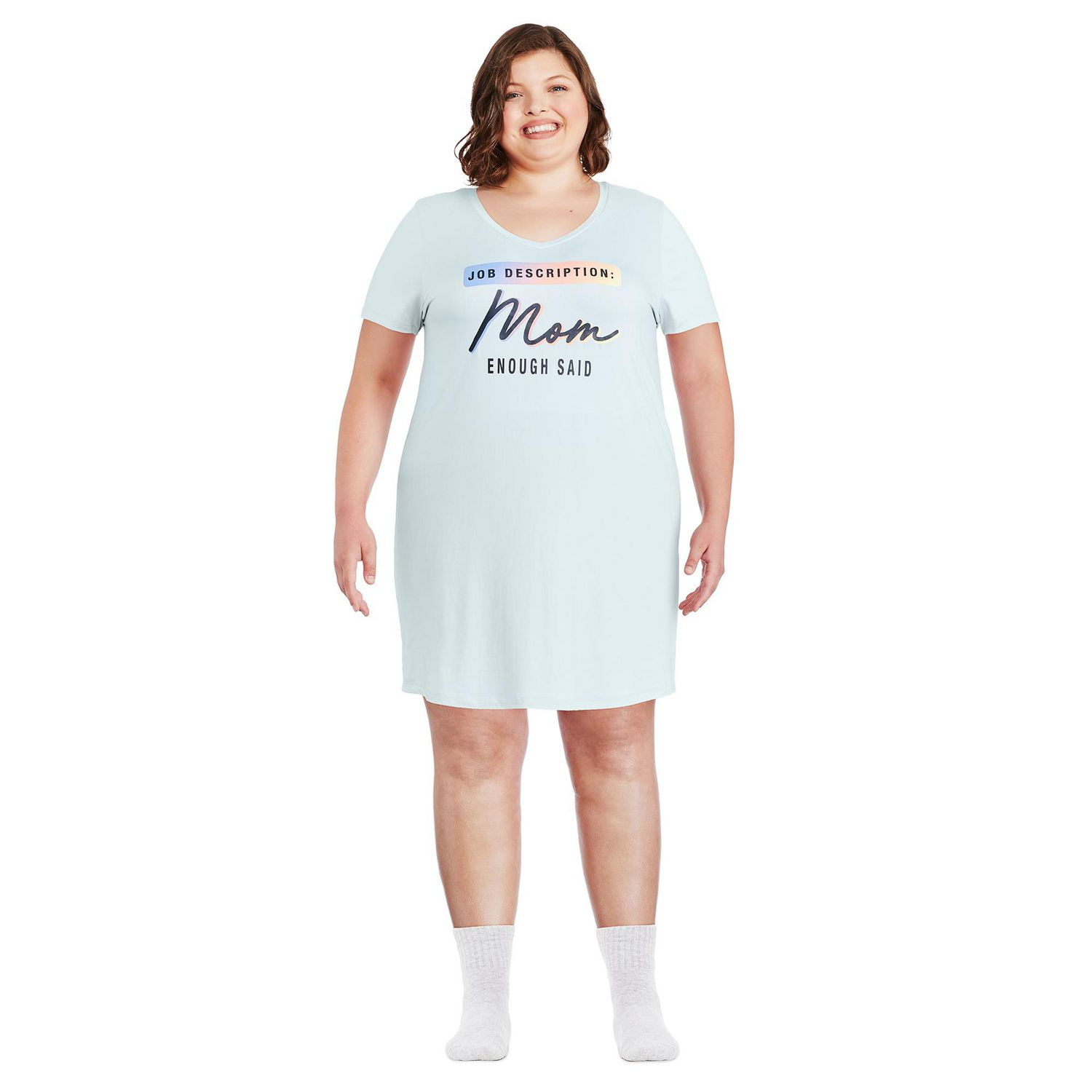 George Plus Women's Nightshirt and Scrunchie 4-Piece Set