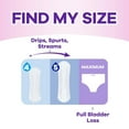 thumbnail image 4 of Serviettes d’incontinence Always Discreet pour femmes ayant des fuites urinaires, serviettes pour peau sensible, degré d’absorption modéré, régulières, 57serviettes, 4 of 9