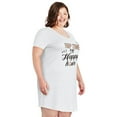 thumbnail image 2 of George Plus Women's Nightshirt and Scrunchie 4-Piece Set, 2 of 6