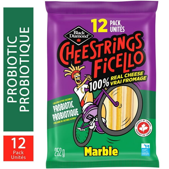 Black Diamond Ficello Fromage Marbré avec des Probiotiques