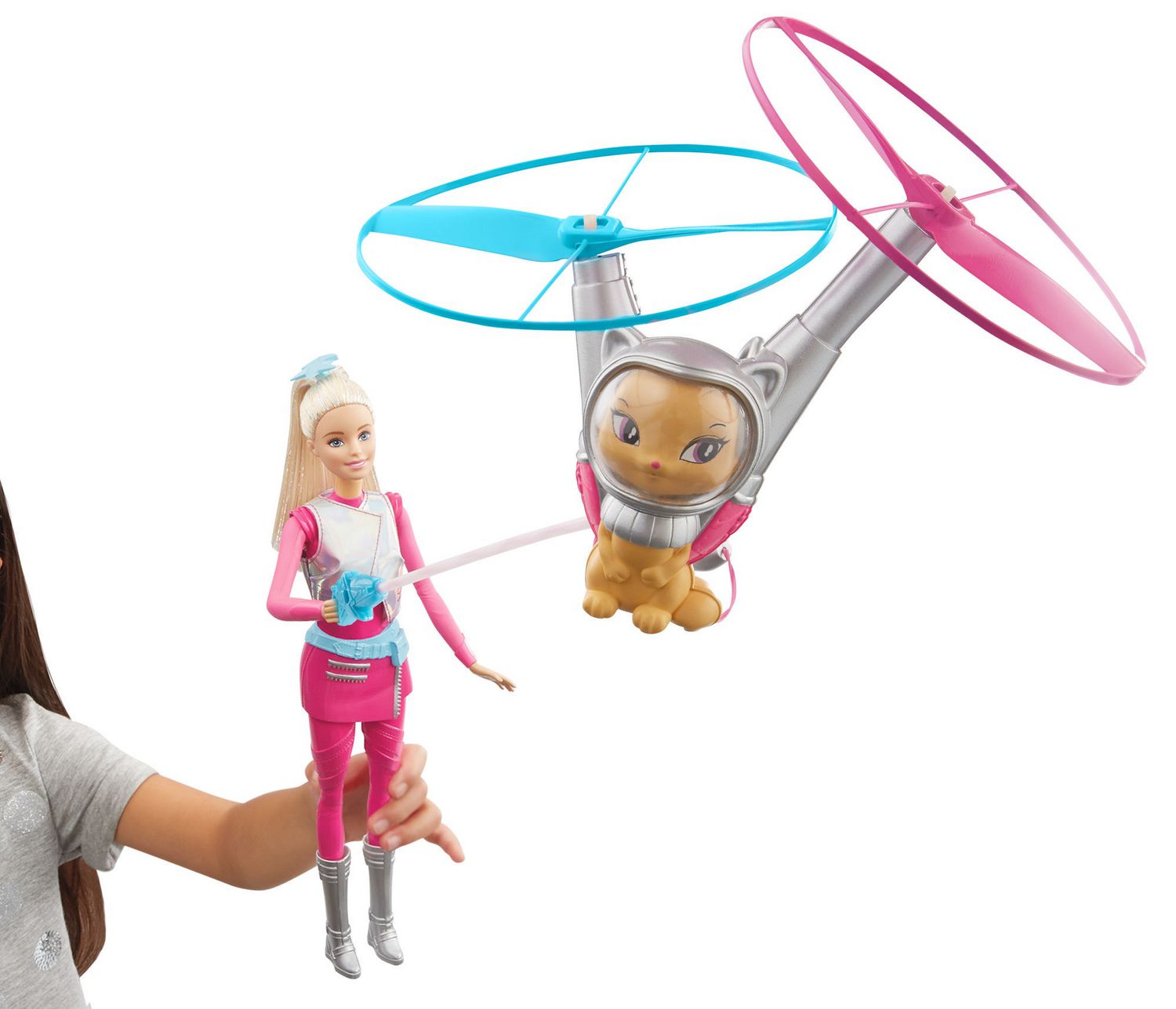 Barbie Star Light Adventure Galaxy Barbie Doll And Flying CAT