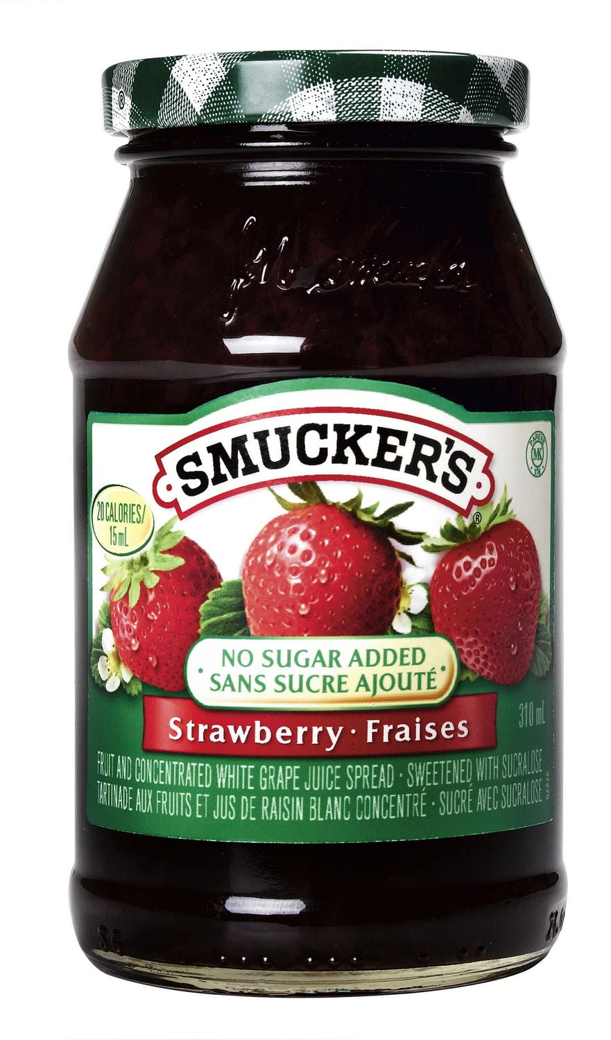 Smucker's No Sugar Added Strawberry Spread 310mL Walmart Canada