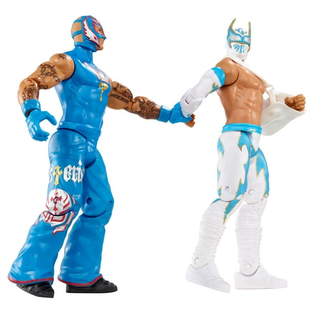 WWE Battle Pack: Figurines Sin Cara c. Rey Mysterio – Ensemble de 2