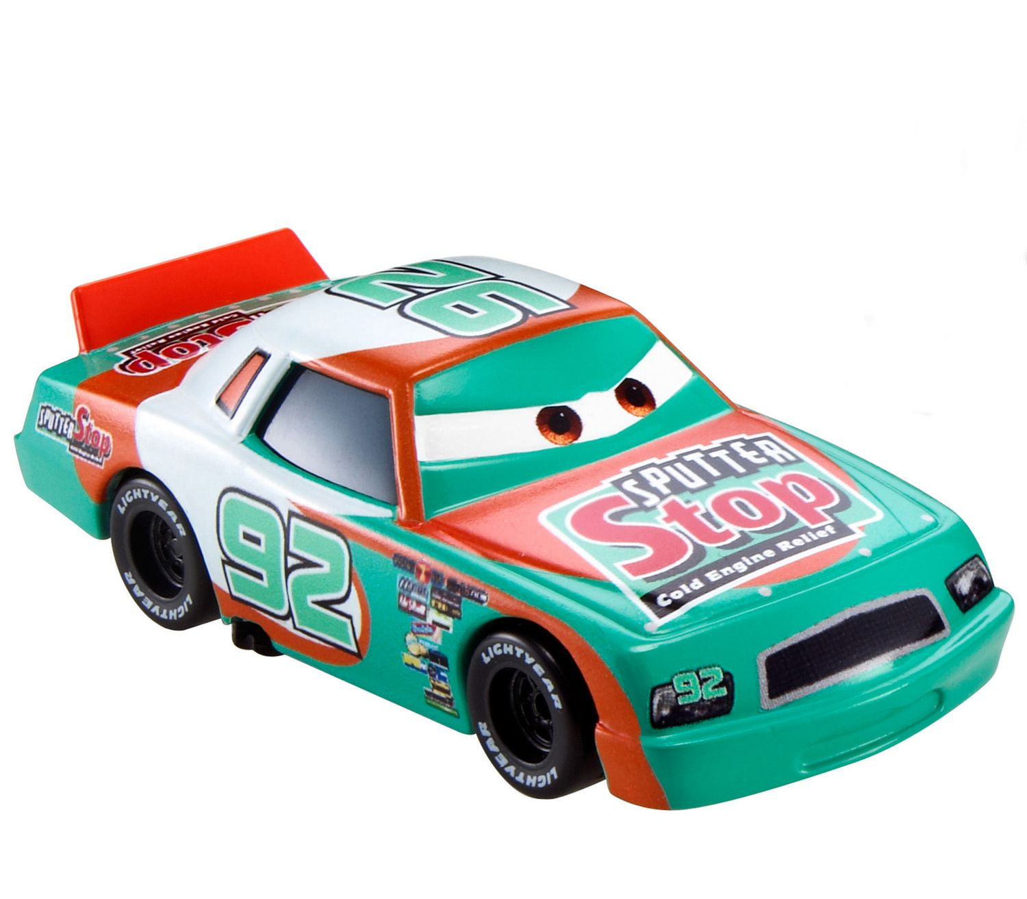 Cars Race Car Sputter Stop 92 Racer Alloy Model Children's