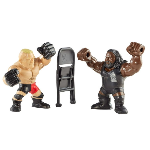 WWE Rumblers Slam City – Brock Lesnar et Mark Henry avec chaise – Ensemble de 2