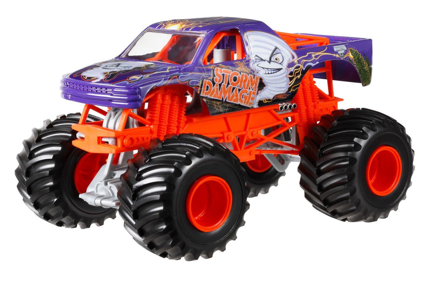 Hot Wheels Monster Jam Storm Damage 1:24 Die-Cast Vehicle | Walmart Canada