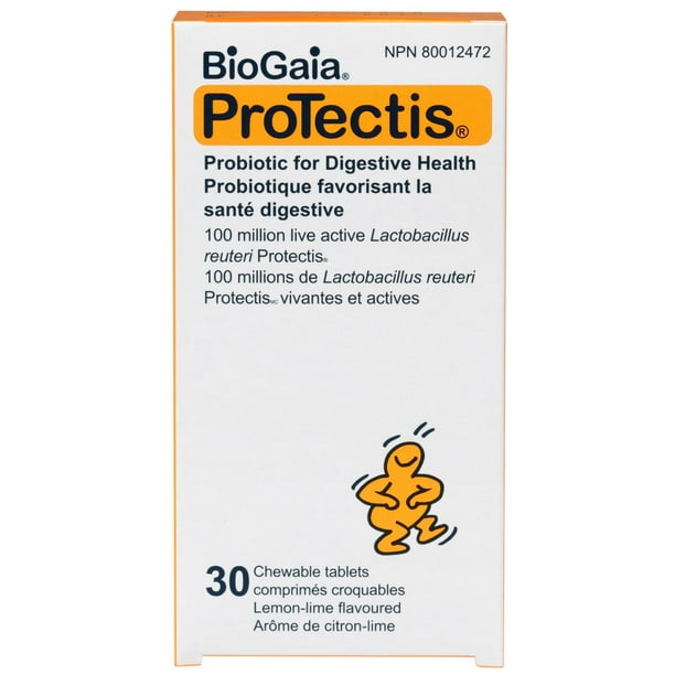 BioGaia L.Reuteri ProTectis Probiotique Fraise 30 Comprimés à croquer