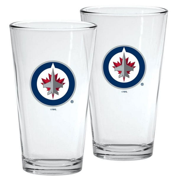 Verres à cocktail à logo des Jets de Winnipeg de la LNH