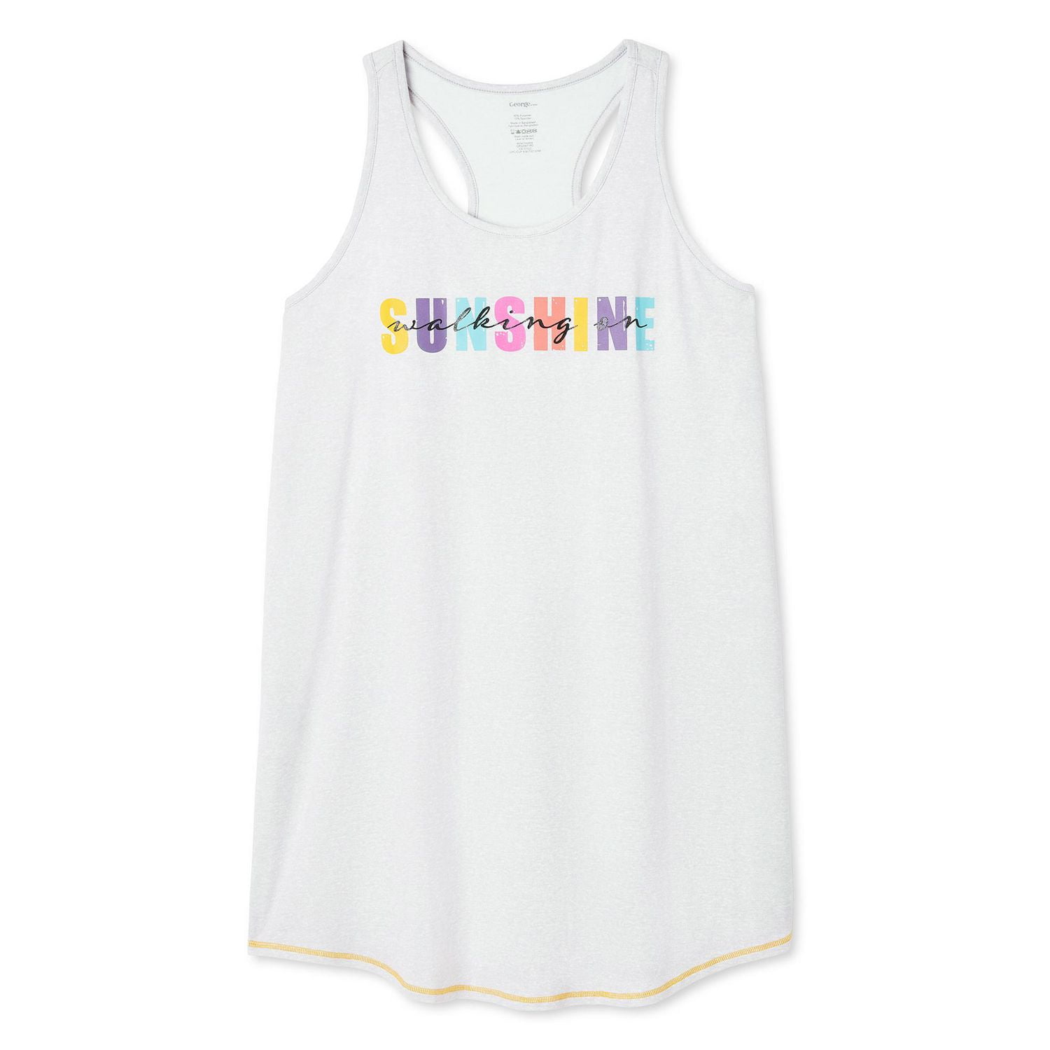 Chemise de nuit avec dos nageur George Plus pour femmes