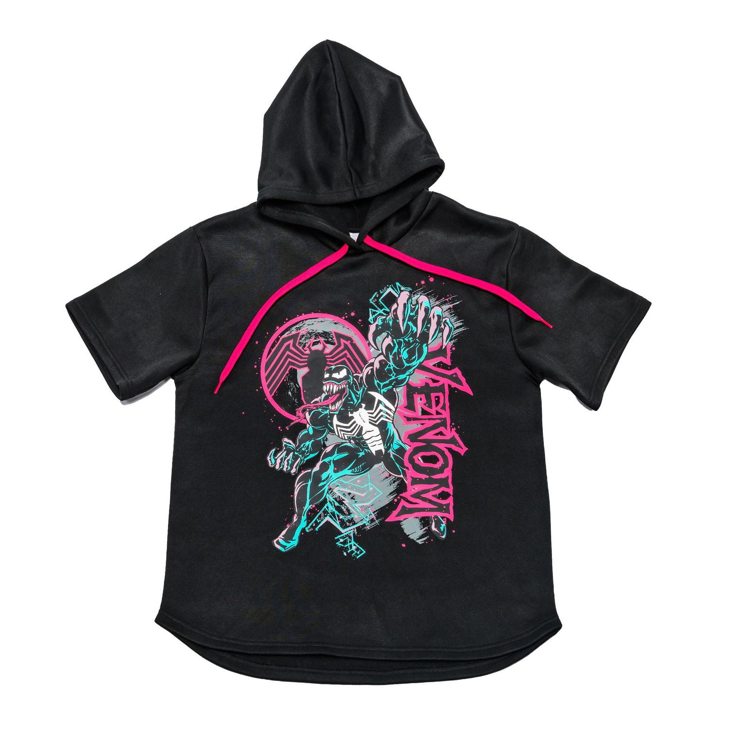 Men's Marvel Venom Short Sleeve Hoodie