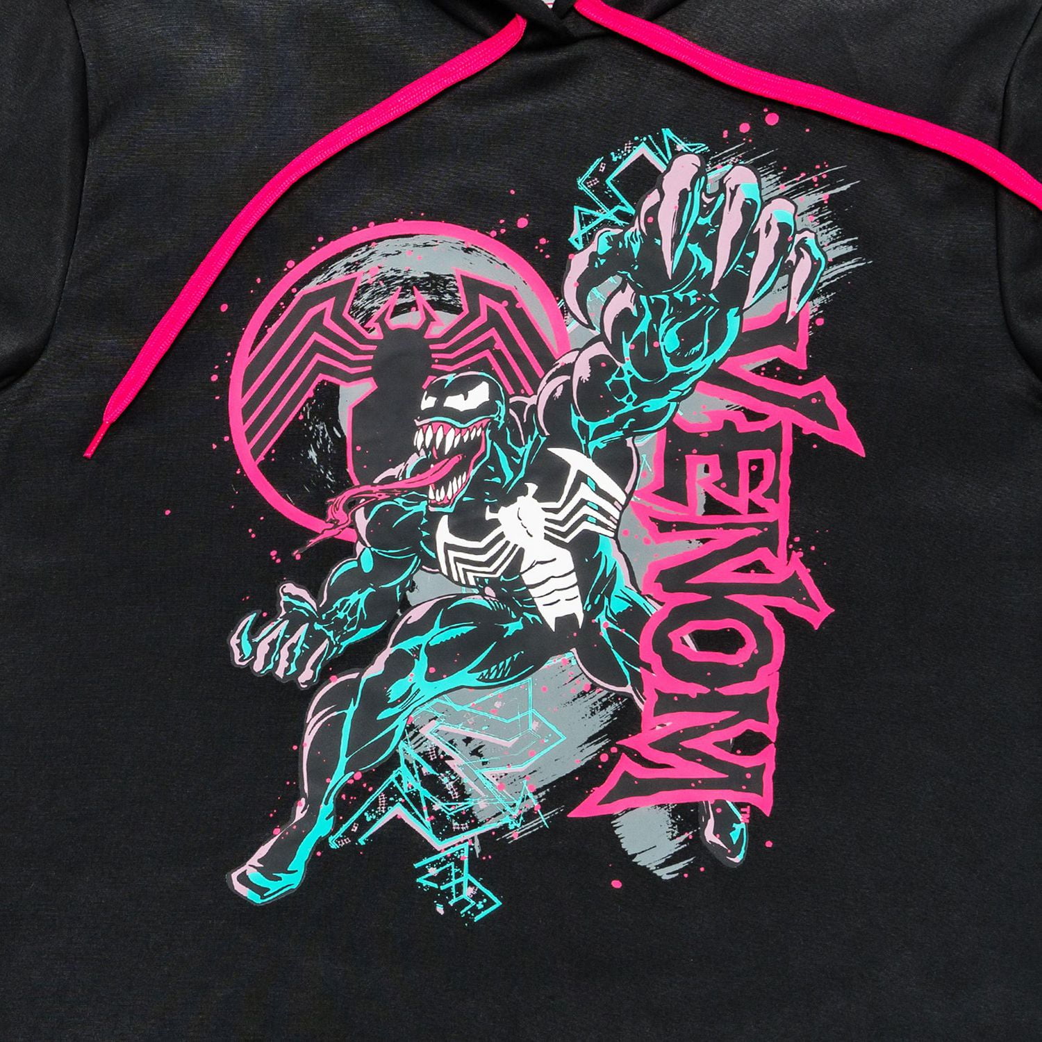 Men's Marvel Venom Short Sleeve Hoodie