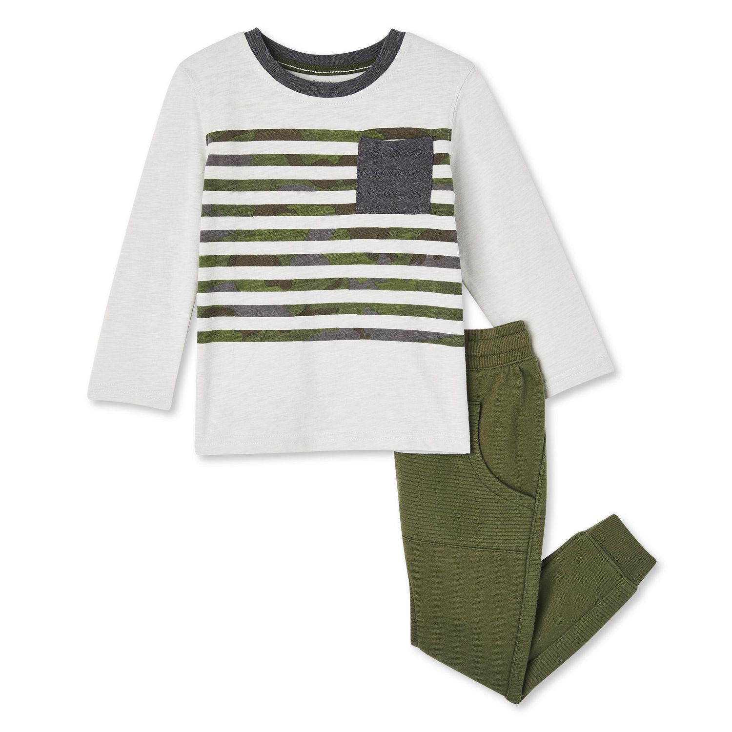 George Toddler Boys' Stripe Tee and Jogger 2-Piece Set 