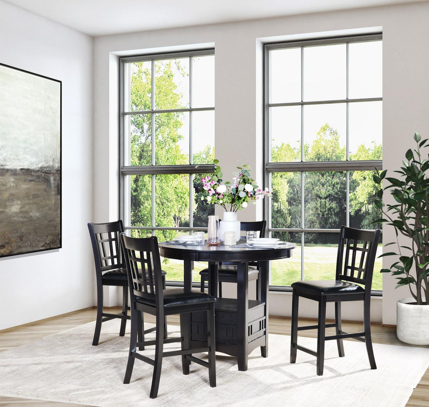 Topline Home Furnishings Counterheight Dining Table Walmart Canada